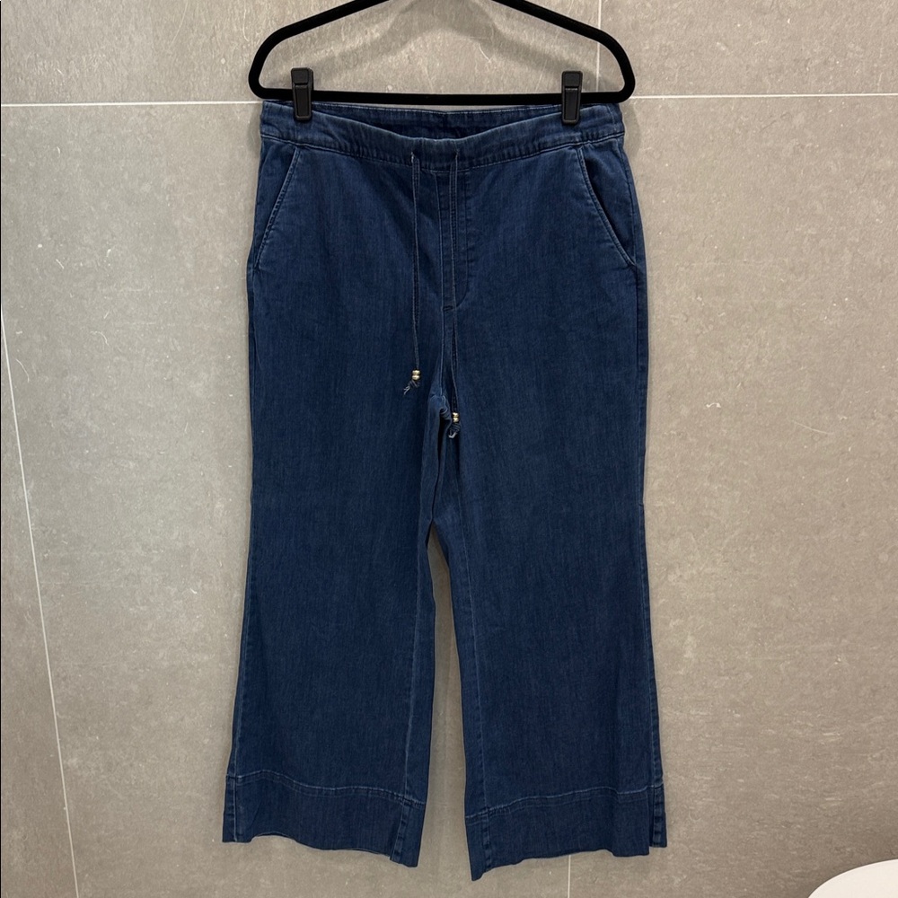 Chico's Dark Blue Flare Jeans